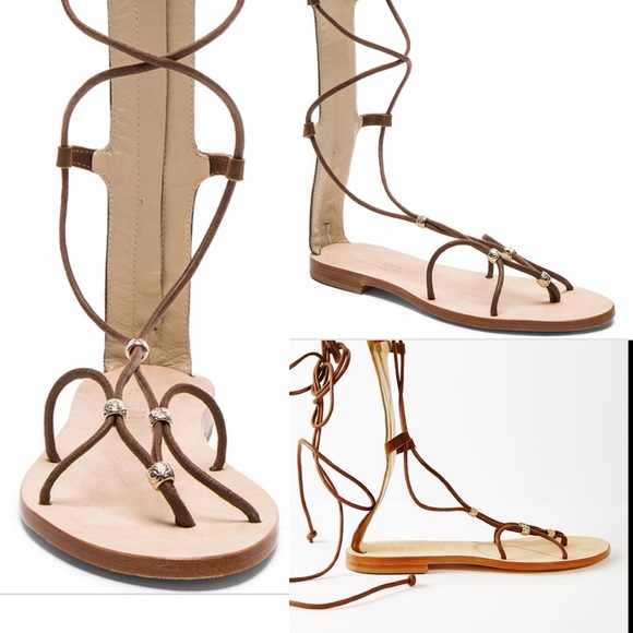 Cornetti Italian Made Wrap Gladiator Sandals Size 36 - Picture 5 of 13